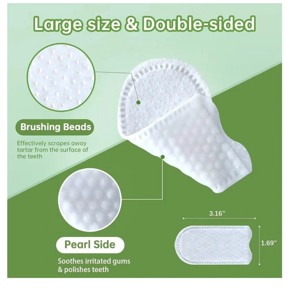 Ancopaws Pet Dental Finger Wipes
